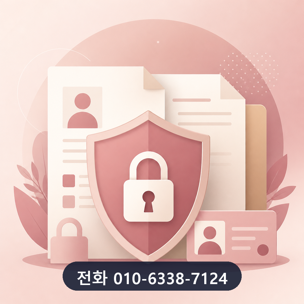 롯데카드 카드깡 개인정보 보호 이미지